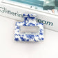 Light Blue Textured Claw Clip