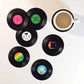 Vinyl Record Coasters (6)