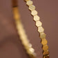 18K Gold Plated Hexagon Stainless Steel Bangle