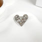Heart Diamond Brooch