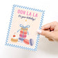 Ooh La La Macarons Greeting Card