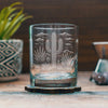 Saguaro Cactus Old Fashioned Glass