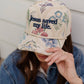 Jesus Saved My Life Floral Snapback Cap