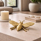 Gold Metal Decorative Solid Busy Bee Figurine (8 in.)