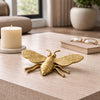 Gold Metal Decorative Solid Busy Bee Figurine (8 in.)