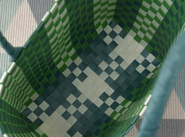 Vacation Lattice Picnic Basket Tote Bag