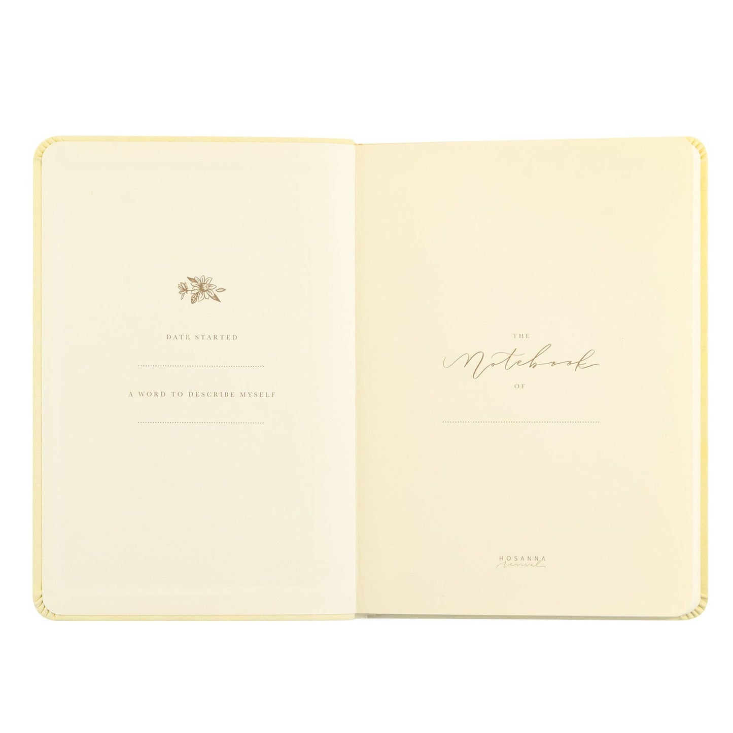 Belfast Yellow Hosanna Revival Notebook