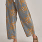 Mid Rise Denim Relaxed Floral Denim Jeans