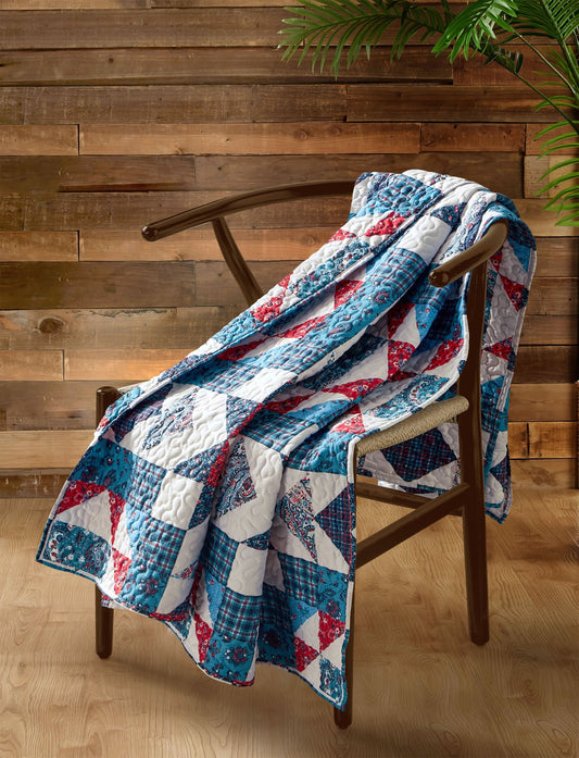 Star Patriotic Throw 50"X60"