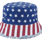 USA America Patriotic Patch Bucket Hat