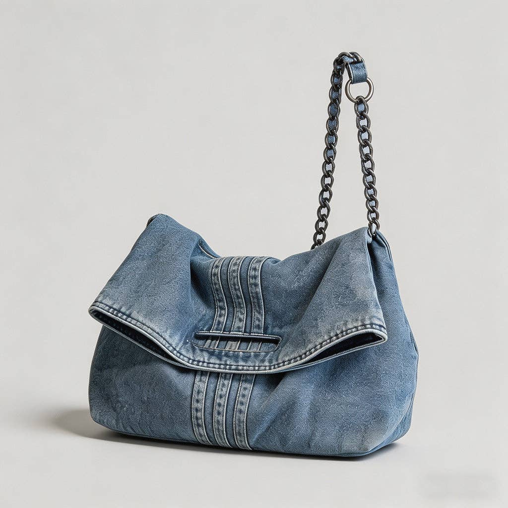 Denim Blue Tote Bag