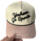 Go Sports Gingham Canvas Cap