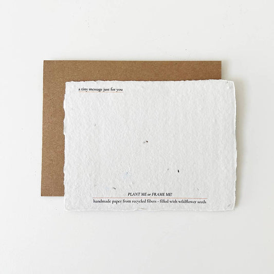 Soul Sister: Plantable Wildflower Greeting Card