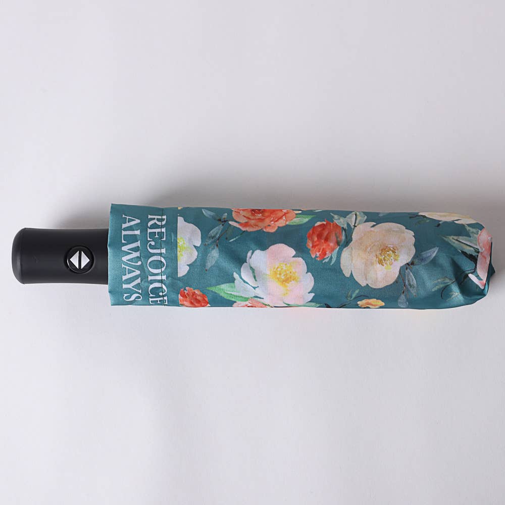 Rejoice Always Compact Umbrella -