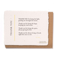 Thank You: Plantable Wildflower Thank You Card