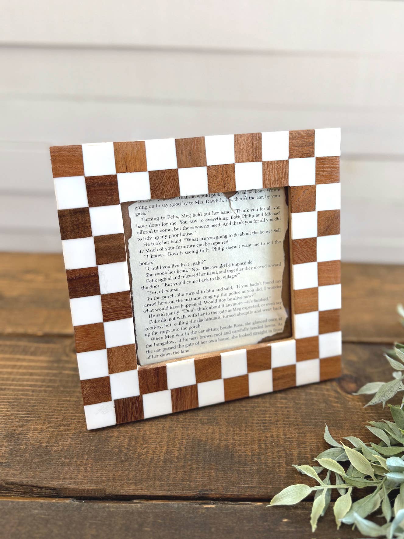 Checkered Photo Frame 5x5