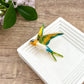 Colorful Metal Swallow Brooch