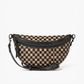 Black / Tan Basketweave Belt Bag