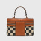 Box Checkered Handbag Crossbody Bag
