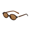 Retro Street Oval Frame Sunnies