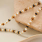 18K Gold Non-Tarnish Boho Beaded Necklace