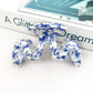 Light Blue Textured Claw Clip