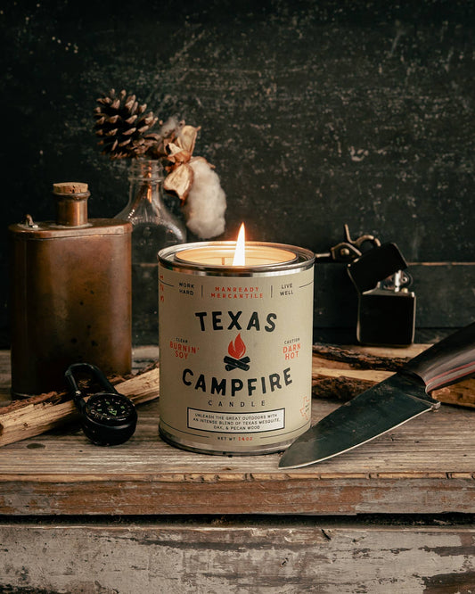 Texas Campfire Candle