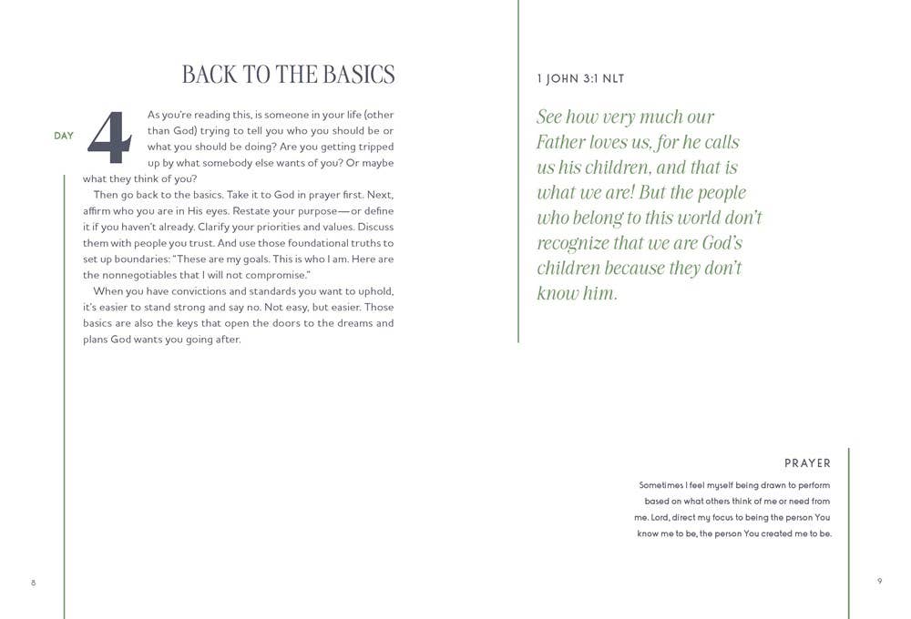 100 Days of Joy and Strength : Daily Devotions to Help You F - Purpose + Passion Boutique