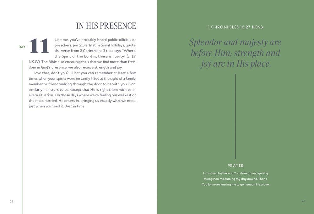 100 Days of Joy and Strength : Daily Devotions to Help You F - Purpose + Passion Boutique