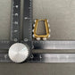 Pearl Inlaid 18K Gold Plated S.Steel Huggies