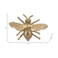 Gold Metal Decorative Solid Busy Bee Figurine (8 in.)