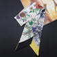 Floral Twillie Scarf for Bag