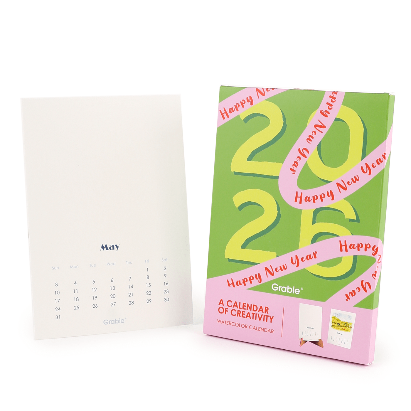 12 - Month Watercolor Calendar Set For 2026 - Purpose + Passion Boutique