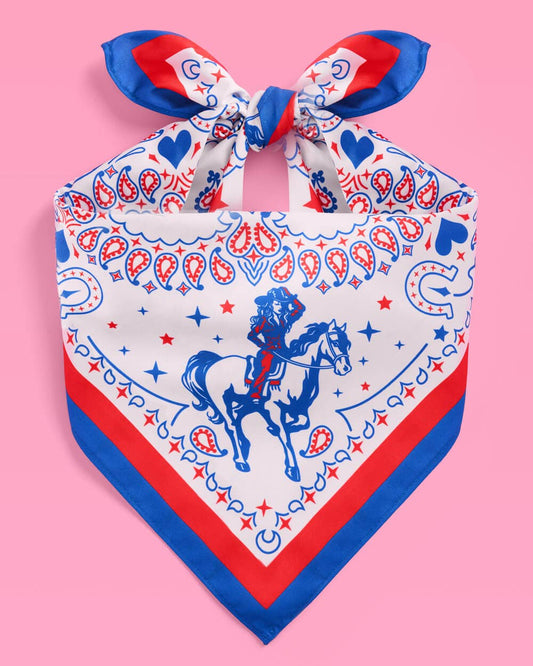 Americana Cowgirl Bandana (27 in.)
