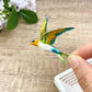 Colorful Metal Swallow Brooch