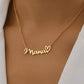 Mama Gold Heart Pendant Chain Necklace