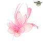 Organza Floral Mesh Fascinator Clip