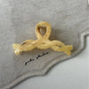 Brown Marble Starfish Claw Clip