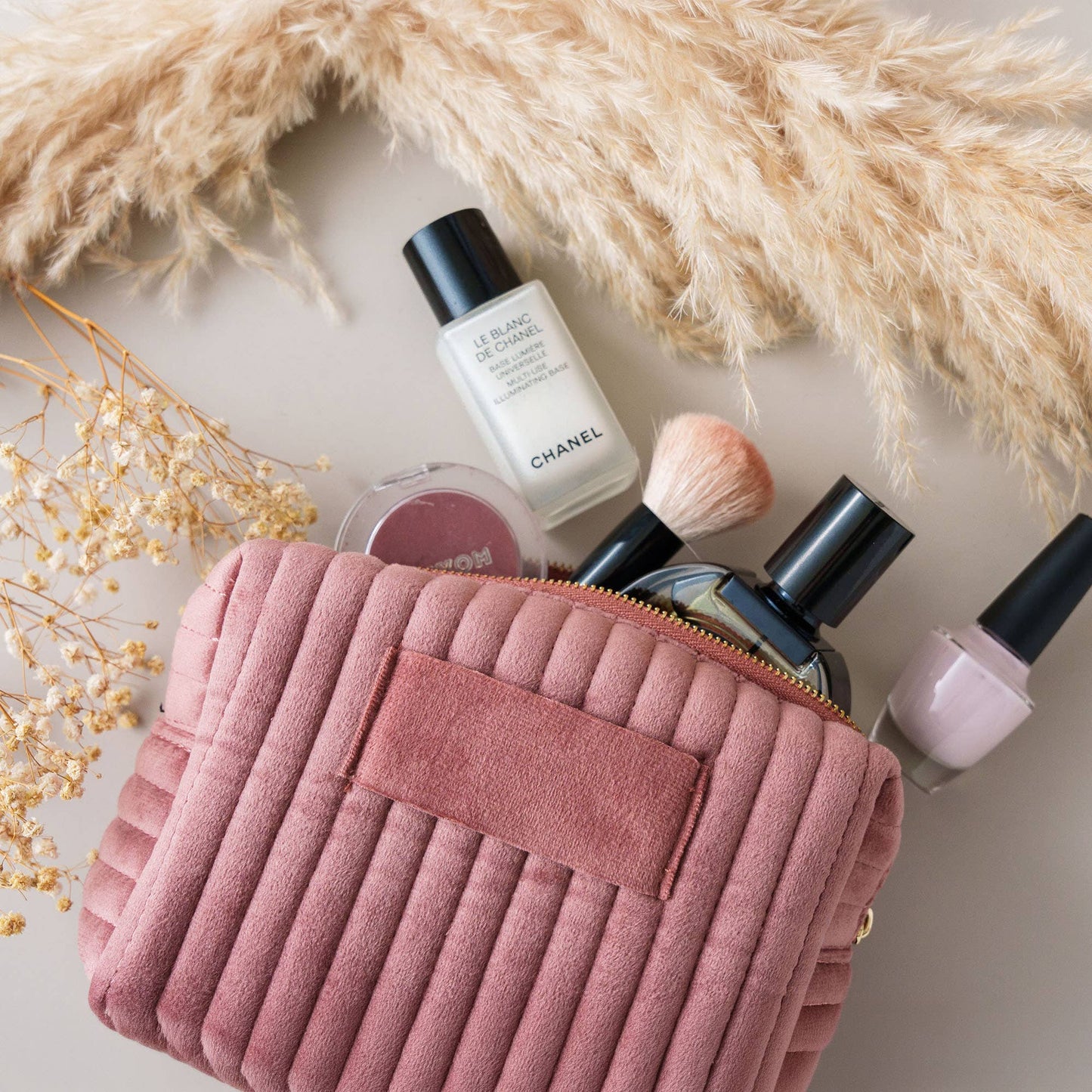 Velvet Makeup Bag