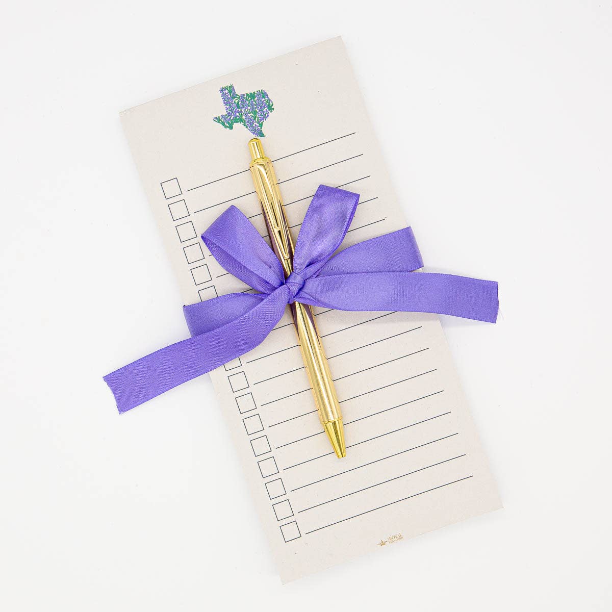 Texas Bluebonnet To Do List Gift Set with Pen