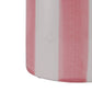 Pink Ceramic Striped Scallop Planter