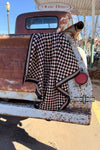 Tan Checkered Bandana
