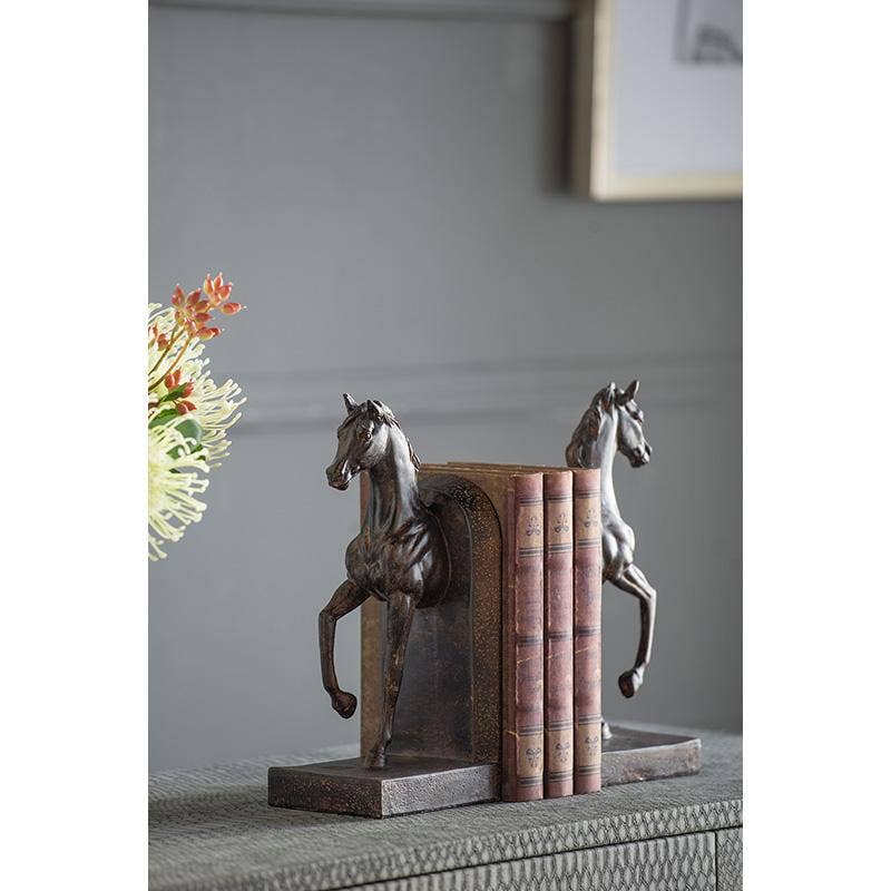Trotting Horse Bookends (Set of 2)