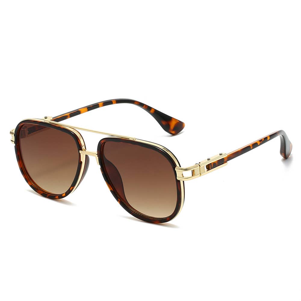 Classic Retro Double Bridge Sunglasses
