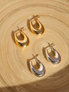 18K Classic Droplet Hoop Earring - Purpose + Passion Boutique
