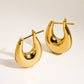 18K Classic Droplet Hoop Earring - Purpose + Passion Boutique