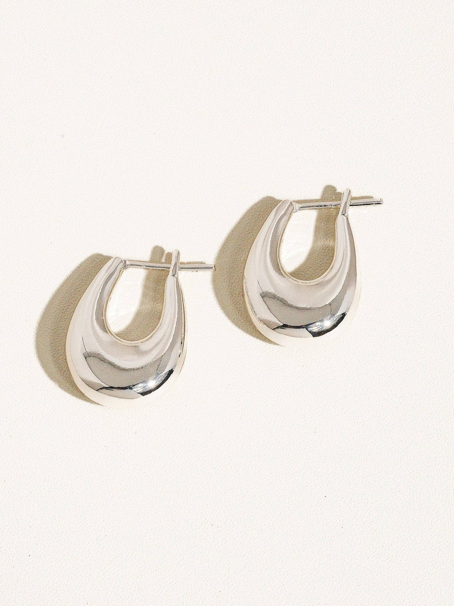 18K Classic Droplet Hoop Earring - Purpose + Passion Boutique