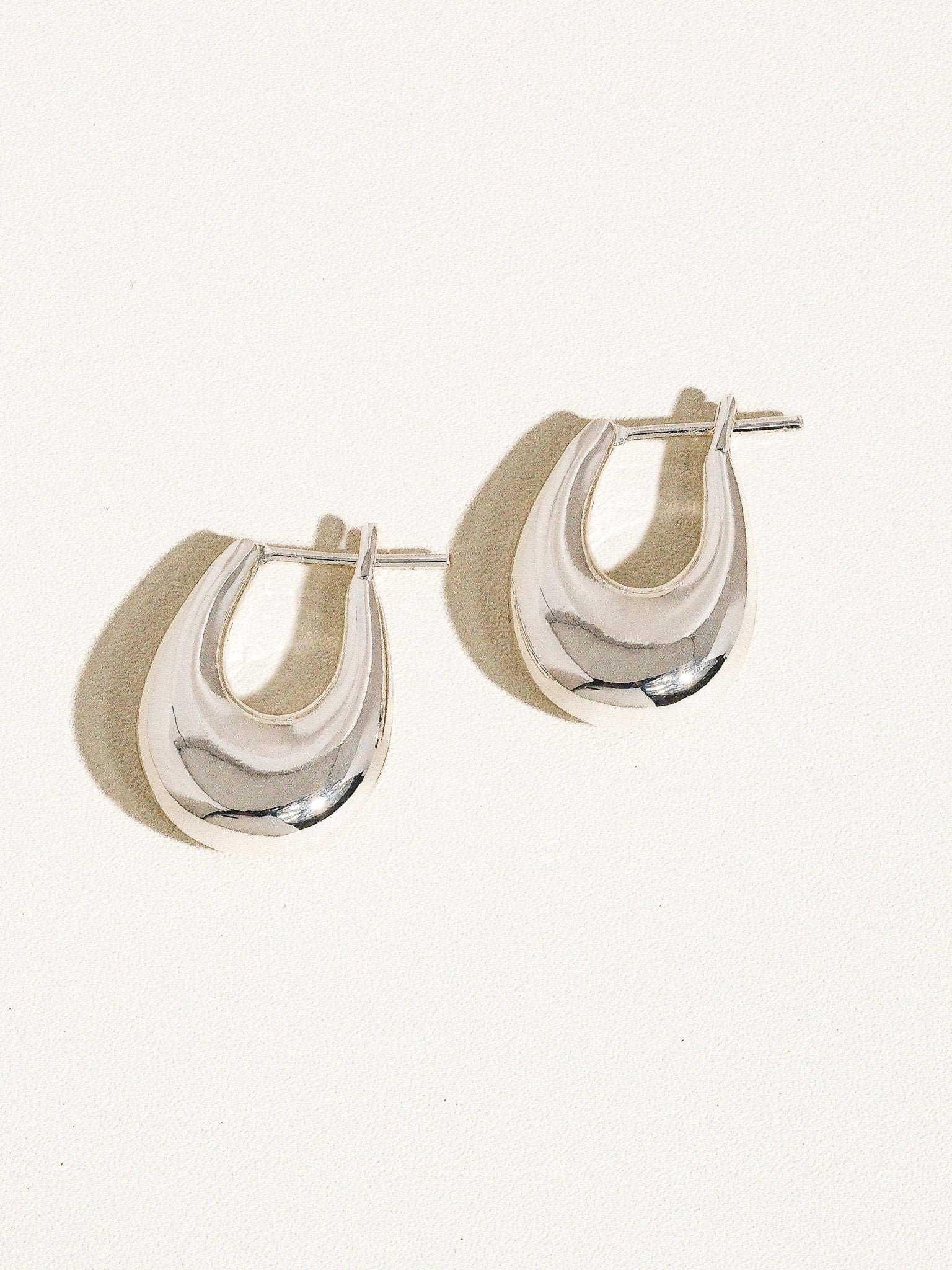 18K Classic Droplet Hoop Earring - Purpose + Passion Boutique