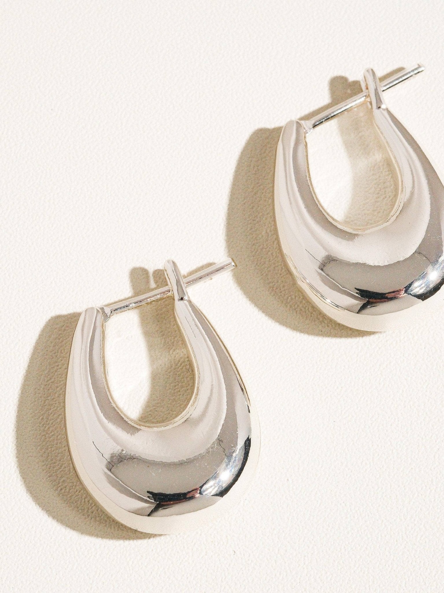18K Classic Droplet Hoop Earring - Purpose + Passion Boutique