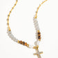 18K Gold Cross Necklace - Purpose + Passion Boutique